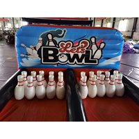 מתנפח באולינג 2 מסלולים 125844 ענק לאירועים מבית CITYSPORT