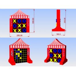 מתנפח איקס עיגול משולב 4 בשורה 125847 מבית CITYSPORT