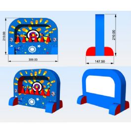 מתנפח הכדורים המעופפים ICE CREAM 125848 מבית CITYSPORT