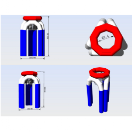 מתנפח כדורסל אנושי 125849 מבית CITYSPORT