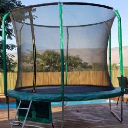 טרמפולינה לחצר עם רשת הגנה פנימית בגודל 8 פיט - 2.44 מטר 125854 מבית CITYSPORT