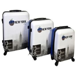 סט מזוודות קשיחות מעוצבות - 3 יח' בגדלים 19, 24, 27 אינצ' מבית CITYSPORT