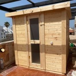 סאונה חוץ (1513) סביפט ל-2 אנשים מבית CITYSPORT