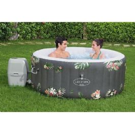 ג'קוזי מתנפח מתאים ל-2-3 אנשים 60061 בהדפס פרחוני ARUBA מבית BESTWAY