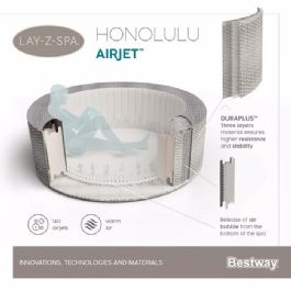 ג'קוזי מתנפח מתאים ל-4-6 אנשים 60019 דגם HONOLULU מבית BESTWAY