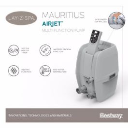 ג'קוזי מתנפח מתאים ל-5-7 אנשים 60067 דגם MAURITIUS מבית BESTWAY