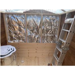 סאונה חוץ קומפלט 111704 בגודל 200/200 ס"מ מבית CITYSPORT