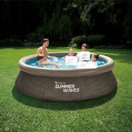 בריכת קערה ראטן סאמר בגודל 305X76 ס"מ מבית SUMMER WAVES