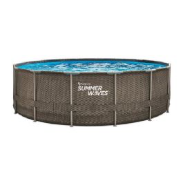 בריכת ראטן סאמר עגולה בגודל 488/122 ס"מ מבית SUMMER WAVES