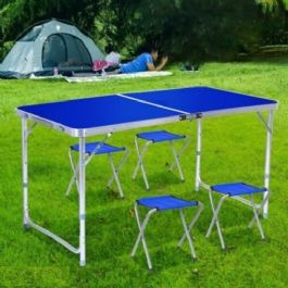 שולחן פיקניק מתקפל 260042 עם 4 כיסאות מבית CITYSPORT