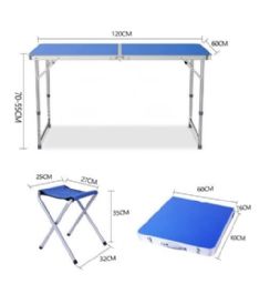 שולחן פיקניק מתקפל 260042 עם 4 כיסאות מבית CITYSPORT