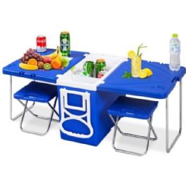 צידנית 28 ליטר מתקפלת 260045 כוללת שולחן ו- 2 כיסאות מבית CITYSPORT