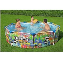 בריכה עגולה 5612F בקוטר 274/66 ס"מ בעיצוב גן חיות מבית BESTWAY