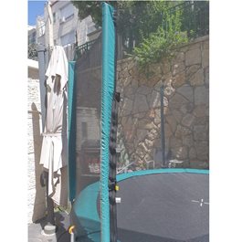 רשת הגנה חיצונית 202336 לטרמפולינה 15 פיט, 4.5 מטר, עם 12 עמודים URBAN JUMP