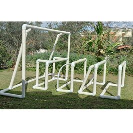 שער כדורגל PVC ס"מ 150/90 ס"מ עובי 90 מ"מ ללא תמיכה אחורית כולל רשת 509027 מבית CITYSPORT