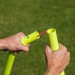 שער כדורגל עם מסגרת נעיצה 363734 בגודל 2.4/1.5 מטר KICKABOUT QUICKPLAY