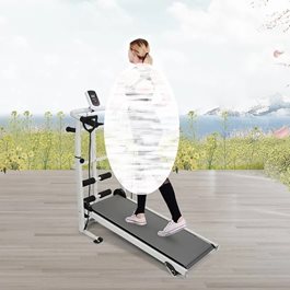 הליכון מכני מתקדם 100251 עם צג דיגיטלי לאימון ביתי מבית CITYSPORT