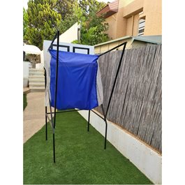 מתקן סל זוגי מתקפל פרופיל עבה למוסדות 528017 מבית CITYSPORT