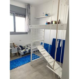 מתקן ספורט/נינג'ה מתקפל לילדים צבעוני סט חבלים מלא 329910 מבית CITYSPORT