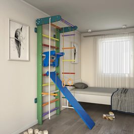 מתקן ספורט לילדים ביתי כולל סט אביזרים מלא 100915 בצבע קשט