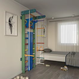 מתקן ספורט לילדים ביתי כולל סט אביזרים מלא 100915 בצבע קשט