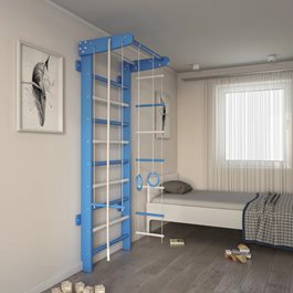 מתקן ספורט/נינג'ה לילדים 677916 עשוי מעץ אמיתי ומצופה לכה