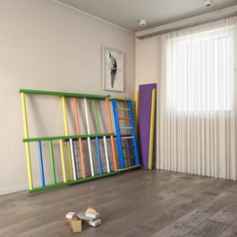 מתקן ספורט לפעוטות ביתי מתקפל 100927 בצבע קשט