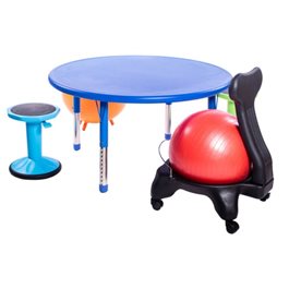 כיסא פיזיו עם משענת וגלגלים בקוטר 45, 55, 65 ס"מ לבחירה 474909 מבית CITYSPORT