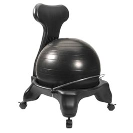 כיסא פיזיו עם משענת וגלגלים בקוטר 45, 55, 65 ס"מ לבחירה 474909 מבית CITYSPORT