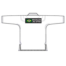 חליפת ג'וג'יטסו 101346 550 White Tiger בצבע לבן