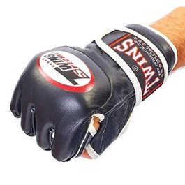 כפפות לחימה 101410 Twins GGL6 בצבע שחור