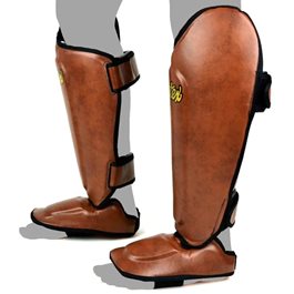 מגני רגליים 101444 Fairtex SP8 PU בצבע חום