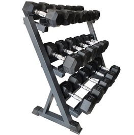 סטנד לאחסון משקולות יד משושה/דאמבלס 101580 (3 קומות)