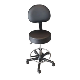 חדר טיפולים 101873 מיטת אלומיניום קורה תחתונה/כיסא למטפל/כרית חצי עגולה – צבע שחור מבית CITYSPORT