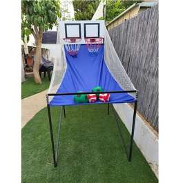 מתקן סל זוגי מתקפל פרופיל עבה למוסדות 528017 מבית CITYSPORT