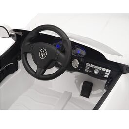 מכונית ממונעת לילדים 12V מזראטי ספורט 101986 דגם S302 - צבע לבן