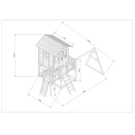 בית עץ לילדים מנדי 101068 מבית CITYSPORT
