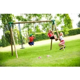 מתקן נדנדה לילדים מעץ 140278 מבית CITYSPORT תוצרת אירופה