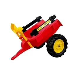 טרקטור פדלים לילדים עם כף קדמית עולה ויורדת ועגלה מתחברת ו 2 כלי חפירה 242180 מבית CITYSPORT