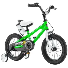 אופניים לילדים פריסטייל 242190 בגודל 12 אינץ' עם גלגלי עזר לגילאי 2.5-3