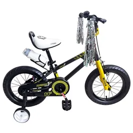 אופניים לילדים פריסטייל 242190 בגודל 12 אינץ' עם גלגלי עזר לגילאי 2.5-3