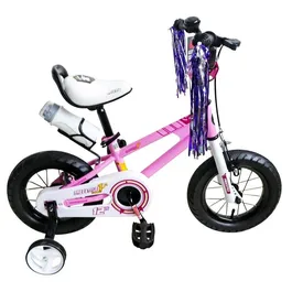 אופניים לילדים פריסטייל 242190 בגודל 12 אינץ' עם גלגלי עזר לגילאי 2.5-3