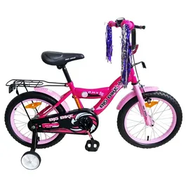 אופניים לילדים ביג בייק 242194 בגודל 16 אינץ' עם גלגלי עזר לגילאי 4-5