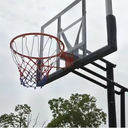 מתקן סל מקצועי מתכוונן עד 3.05 מטר לוח 44 אינץ' פוליקרבונט 242445 DUNK M025