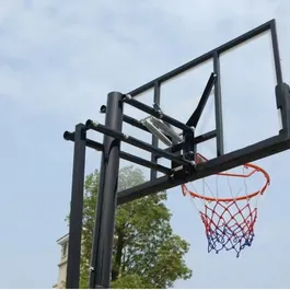 מתקן סל מקצועי מתכוונן עד 3.05 מטר לוח 44 אינץ' פוליקרבונט 242445 DUNK M025