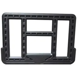 לוח כדורסל שקוף מקצועי 242472 בגודל 110/75 ס"מ עם הרחקה מהקיר דגם DUNK M007