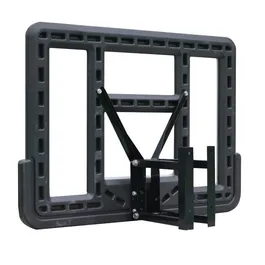 לוח כדורסל שקוף מקצועי 242472 בגודל 110/75 ס"מ עם הרחקה מהקיר דגם DUNK M007