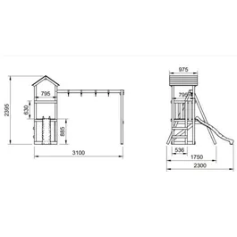 מתקן טיפוס וגלישה 242482 מבית CITYSPORT תוצרת ספרד