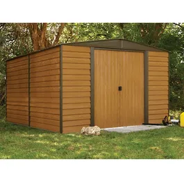 מחסן מתכת דמוי עץ 242773 בגודל 3.13/3.70 מטר דגם WR1012 מבית ARROW