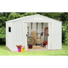 מחסן מתכת פרמיום 242776 בגודל 3.40/3.82 מטר דגם T1112 מבית GARDEN TOP